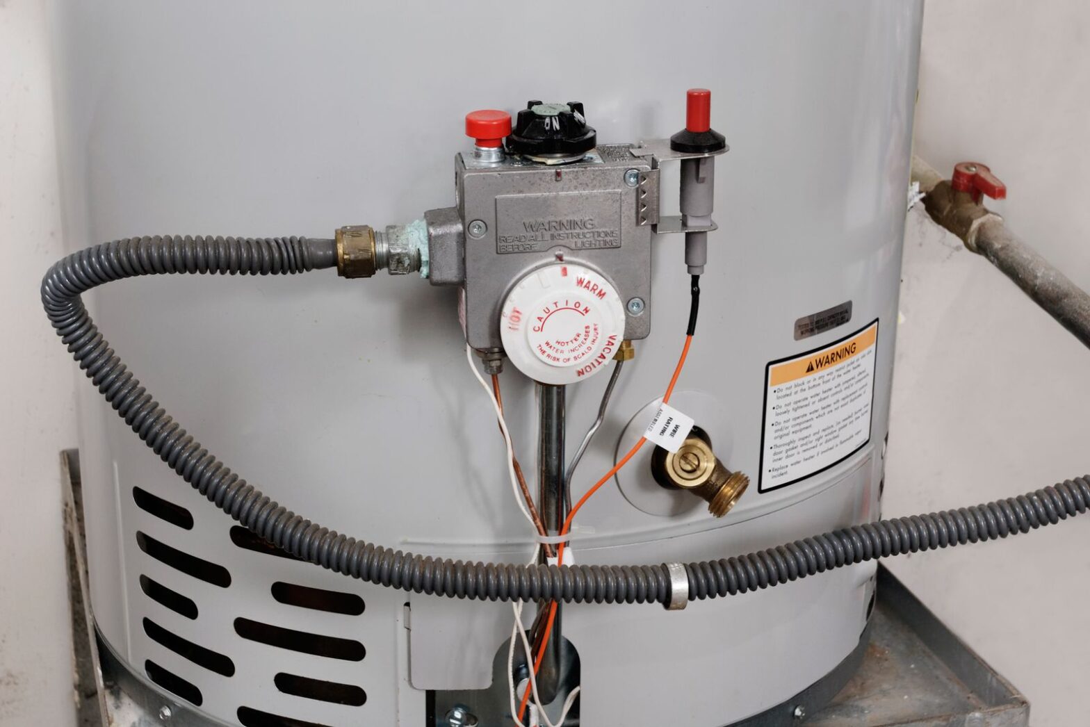 Water heater and plumbing connections related to home water pressure